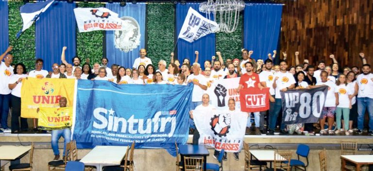 MLC integrou a chapa vencedora da eleição do Sintufrj. Foto: Renan Silva