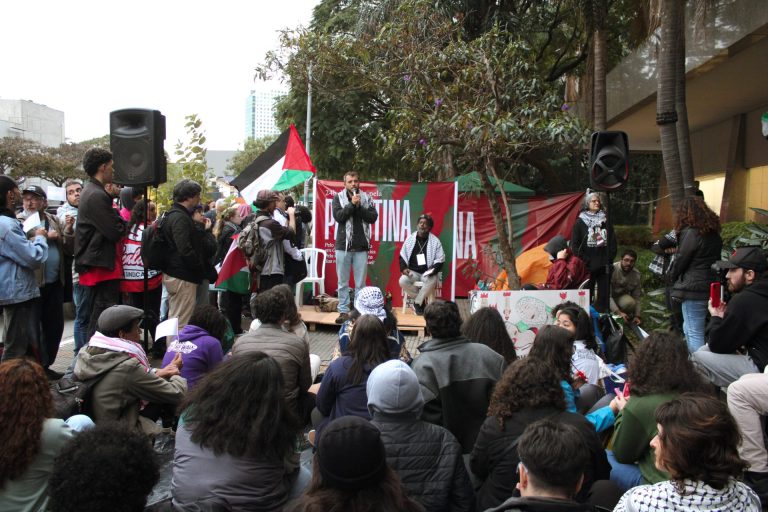 Em SP, movimentos fazem vigília  de 24 horas contra o genocídio palestino
