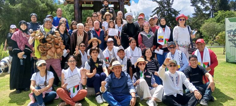 Evento ecumênico celebrado em Quito denuncia genocídio promovido por Israel e Estados Unidos na Palestina