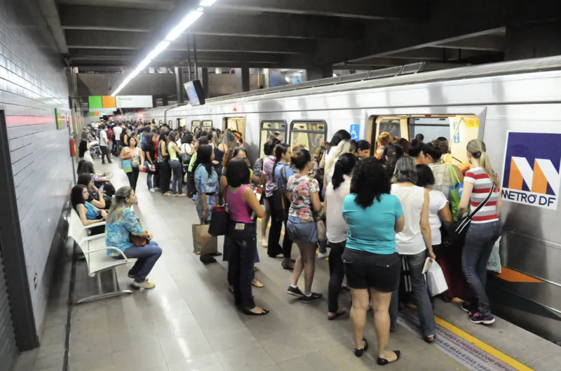 Metrô do Distrito Federal é precarizado para ser privatizado. Foto: Reprodução