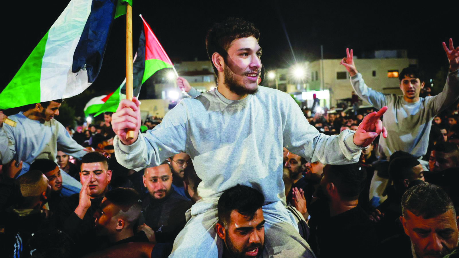 Autodeterminação. Prisioneiro palestino libertado das masmorras de Israel (2024)