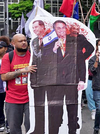 GOLPISTAS. Ato em São Paulo (SP) por prisão para Bolsonaro e todos os golpistas. Foto: JAV/SP