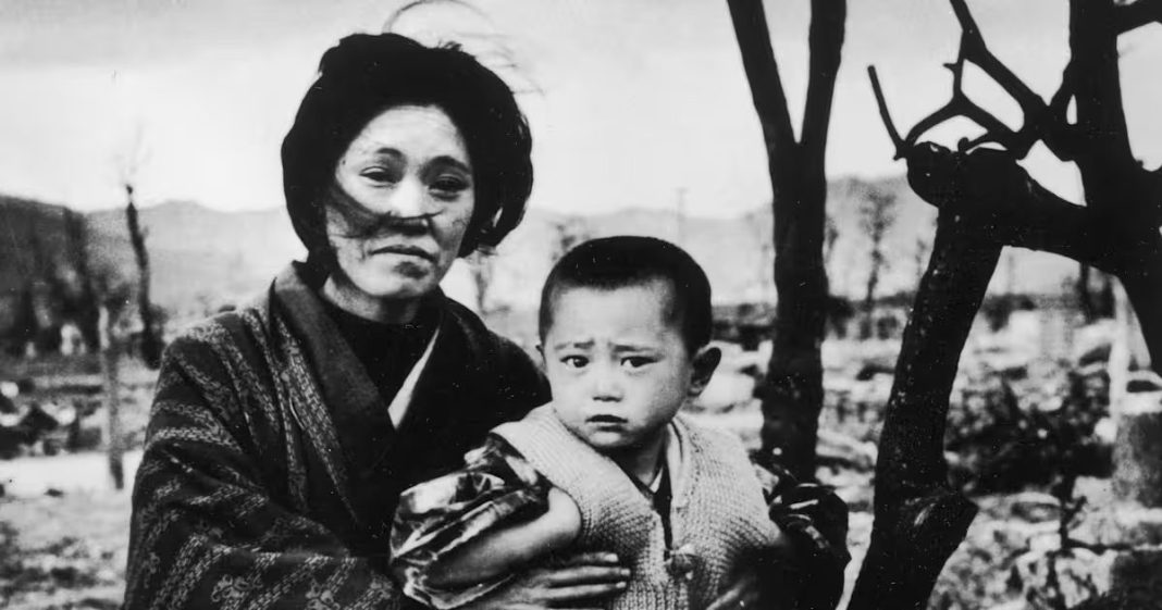 HIROSHIMA. 4 meses depois dos bombardeios, em Hiroshima, Japão. Foto: Reprodução
