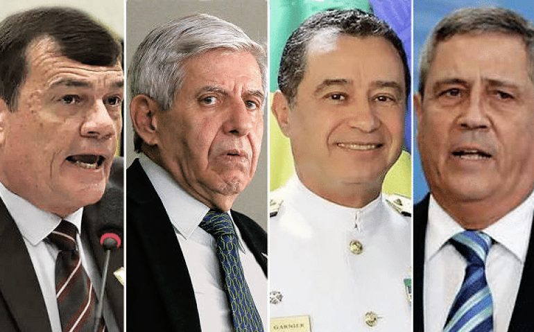 GENERAIS CONDENAÇÃO QUADRILHA. Conheça os rostos dos chefes da organização criminosa que tentou instalar mais uma ditadura militar no Brasil. Foto: Reprodução