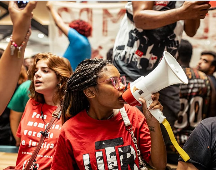 projeto educação. REBELE-SE. Yasmin é candidata à presidência da Ubes. Foto: Arquivo