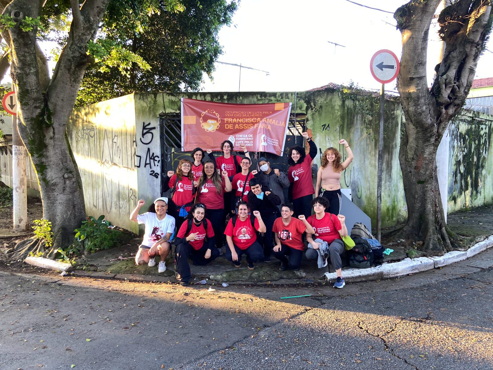 Movimento de Mulheres Olga Benario realiza ocupações para denunciar os feminicídios. Foto: JAV