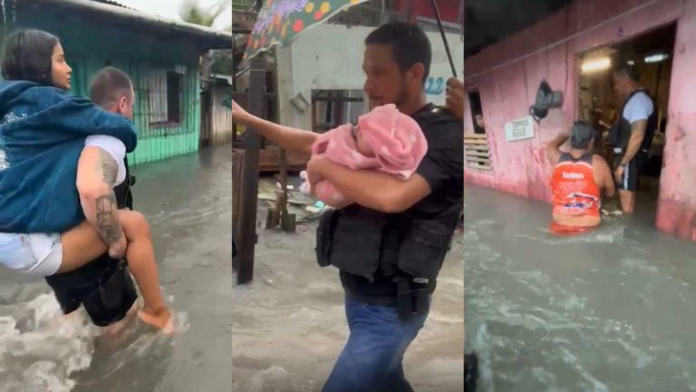 Moradores sofrem com enchentes em Belém em meio ao inverno amazônico